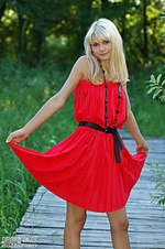 Photo masterpieces teen in red